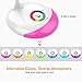 MoKo LED Desk Lamp with Dimmable Color, Portable Reading Table Light with built-in 1800mAh rechargeable battery, Flexible Gooseneck, Touch Control, For Kids Study Home Office -White
