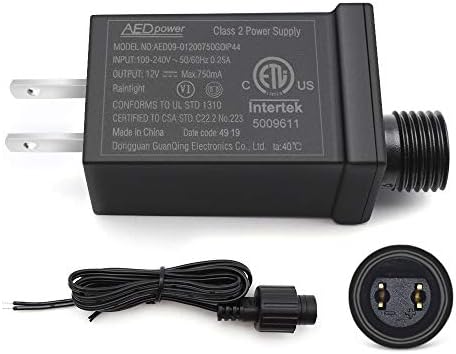 Fuente de alimentación LED de 12 V9 W clase 2, IP44, impermeable ...