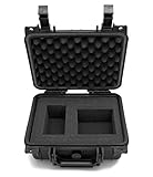 CASEMATIX Waterproof Smart Mini Projector Case Fits One Anker Nebula Capsule Max Projector with Remote, Power Adapter and More - Rigid Exterior and Shock Absorbing Custom Foam, Case Only