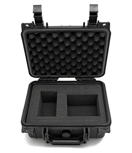 CASEMATIX Waterproof Smart Mini Projector Case Fits One Anker Nebula Capsule Max Projector with Remote, Power Adapter and More - Rigid Exterior and Shock Absorbing Custom Foam, Case Only