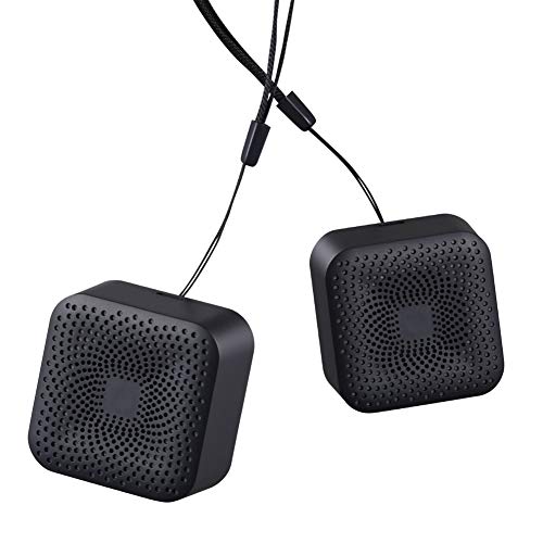 TWS Bluetooth Speakers, Marnana True Wireless Stereo V5.0 Portable Speaker with 4 Hours Playtime and Stereo Sound, 2-Pocket Mini Wireless Speakers Outdoor for iPhone Samsung Android Phones Home Travel