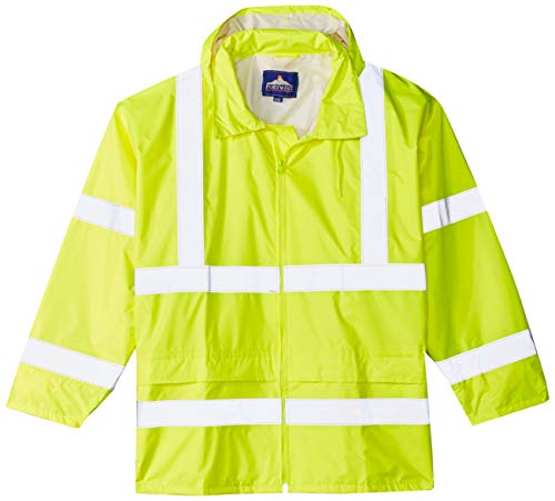 Packable Rain Jacket Portwest US440 Classic Rain Jacket, Black