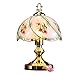 Collections Etc Hummingbird Desk Tabletop Touch Lamp with Gold Base and Accents, 3 Light Settings