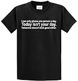 Joe's USA Fun Tee's - I Can Only Please One Person a Day. Today Isn't Your Day.