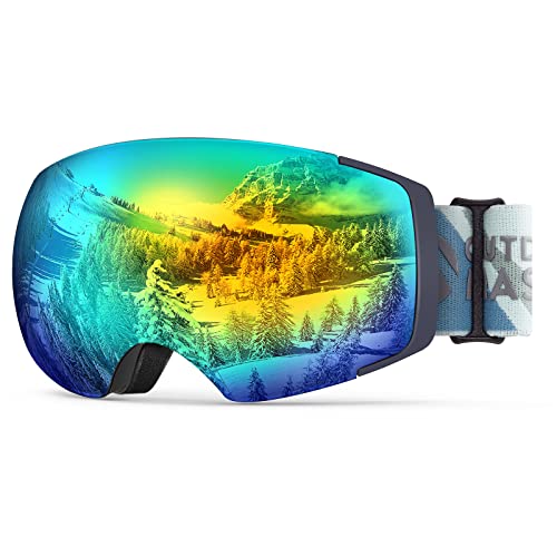 Zealot Ski Goggles, ExAntiFog Color Optimized Snowboard Goggles