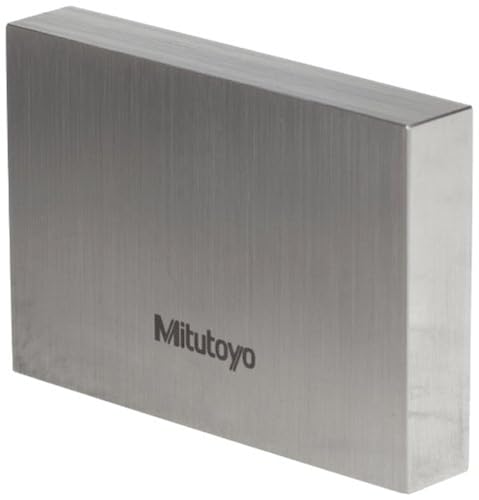 Mitutoyo Steel Rectangular Gage Block, ASME Grade AS-1, 0.112