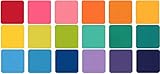 Julie Herman Kona Cotton Solids Arcade Game Palette 18 Fat Quarter Bundle Robert Kaufman FQ-1053-18