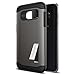 Spigen Slim Armor Galaxy S7 Edge Case with Kickstand and Air Cushion Technology and Hybrid Drop Protection for Samsung Galaxy S7 Edge 2016 - Gunmetal