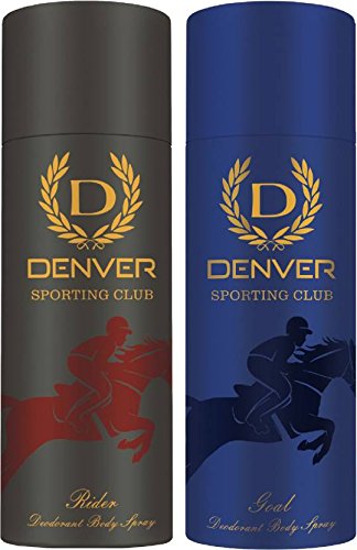 Denver Polo & Rider Combo Of 2 Deodorant Spray - For Men (330 ml, Pack of 2)