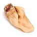 ValueBull Cow Ears, Varied Sizes/Shapes, 100 Count Bulk Pack - All Natural Dog Treats, 100% Angus Beef, Single Ingredient, Fully Digestible, Cleans Teeth & Gums