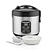 Hamilton Beach Digital Programmable Rice Cooker & Food Steamer, 8 Cups Cooked (4 Uncooked), With Steam & Rinse Basket, Stainless Steel (37518) primary