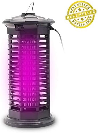 fomei Bug Zapper [Updated] Mosquito Killer Insect Trap Pest Control Light with Switch Button Electronic UV Lamp for Indoor Outdoor Bedroom, Kitchen, Office, Home
