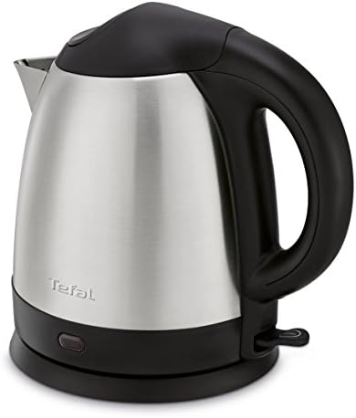TEFAL Bouilloire INOX COMPACT 1.2L Bouilloire électrique Bouilloire sans fil Bouilloire inox KI431D10