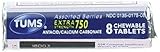 TUMS EX ASSORTED BERRIES 8 Count - 12 Rolls