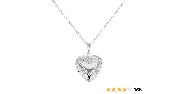 Silver Tone Picture Photo Small Love 