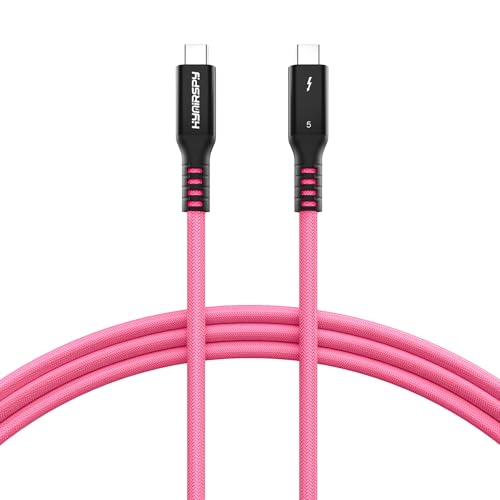 Thunderbolt 5 Cable 6.6ft USB C to USB C Cable
