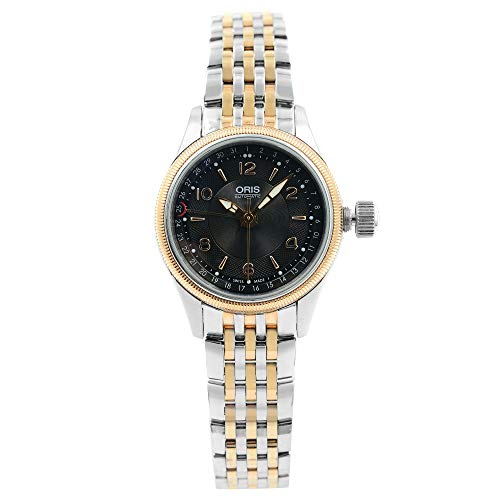 Oris Big Crown Black Dial Stainless Steel Ladies Watch 59476804334MB  (Color: Black)