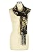 kayamiya Women's 1920s Scarf Sequin Deco Wedding Wrap Evening Shawl With Fringe