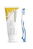 White Glo Smokers Formula Whitening Toothpaste with Bonus X Action Toothbrush, 5.2 Ounce