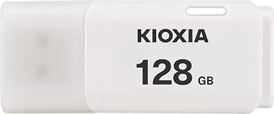 KIOXIA TransMemory U202 128GB USB 2.0 Flash Drive White