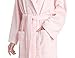Arus Women's Hooded Classic Bathrobe Turkish Cotton Robe, Small-Medium, Pink