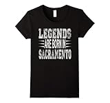 Womens Funny Sacramento California Tee Shirt For Men Women Kid Medium Black