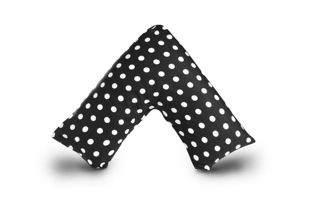 GMTEXTILES Pure 100% Egyptian Cotton Printed and & None Allergenic,V Shaped Orthopaedic/Pregnancy/Nursing Pillowcase (Pattern 5)