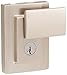 Baldwin Spyglass Handleset with Spyglass Lever, Satin Nickel
