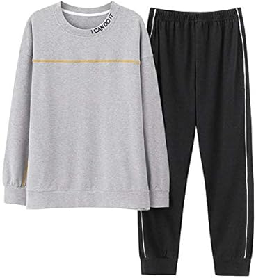 طقم ملابس نوم رجالي 99 قطن بأكمام