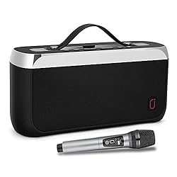 JYX Karaoke Machine Portable Microphone Speaker Set