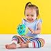 Bright Starts Flexi Ball Caterpillar Easy-Grasp Rattle Toy, Newborn and up