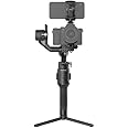 DJI Ronin-SC Pro Combo - Camera Stabilizer 3-Axis Gimbal Handheld for Mirrorless Cameras up to 4.4 lbs / 2kg Payload for Sony Panasonic Lumix Nikon Canon with Focus Wheel, Black