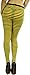 ToBeInStyle Women's Opaque Striped Pantyhose Stocking Hosiery - One Size Plus - Black/Yellow - One Size: Plus
