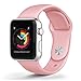 FanTEK 38mm S/M Sports Silicone Replacement Wrist Strap for iWatch Apple Watch Series 1 Series 2, Vintage Rose