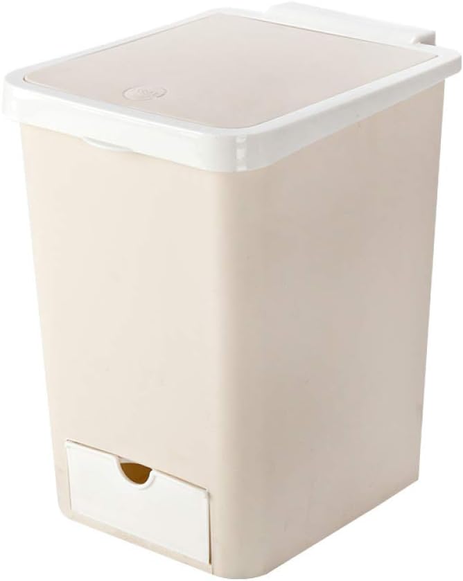 LACMY Automatic change bag trash can living room flip paper Household bathroom kitchen covered trash