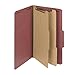Smead 100% Recycled Pressboard Classification File Folder, 2 Dividers, 2