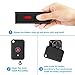Key Finder, AOJI Mini Item Tracker Wireless RF Locator, 80dB Sound Beep, 100ft Work Range, Red Indicator, 2 Extra Batteries