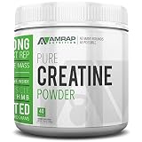 AMRAP Nutrition - Pure Creatine - Formulated to Give You Energy When You Need It Most - Builds Lean Muscle Mass - Aids in Muscle Recovery - Pre-workout, for Men - Women