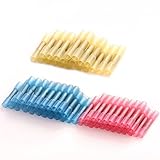 100pcs Insulated Heat Shrink Waterproof Butt Connectors Wire electrical 22-10GA