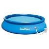 Summer Waves 15ft x 36in Quick Set Inflatable Above Ground Swimming Pool with Filter Pump