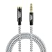 3.5mm Headphone Extension Cable, CableCreation 3.5mm Male to Female Stereo Audio Cable Adapter with Gold Plated Connector, 15 Feet