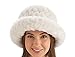 Faux Fur Woven Brim Hat