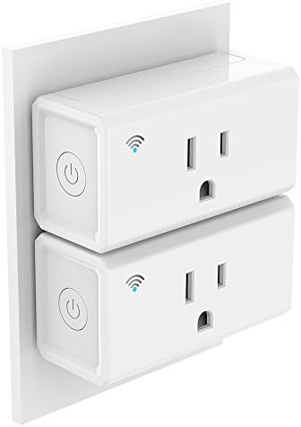 Wireless Wifi Smart Plug Outlet,Smart WiFi Plug Mini, No Hub Required, Works with Amazon Echo, Alexa and Google Home,IFTTT, Control your Devices from Anywhere,remote control your home (2)