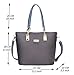 Womens 6 Pcs Shoulder Bags Top-Handle Handbag Tote Purse Set (Gray)