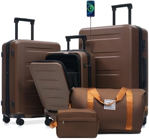 Amazon.com | IZOD Sabina 3 Piece Expandable Hardside Luggage Set