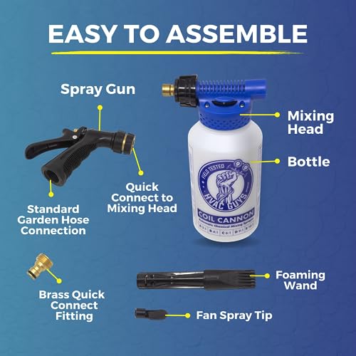 HVAC Guys Coil Cannon Mixing Sprayer for Air Conditioner and