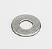 Chenango Supply Stainless 1/2inches Flat Washer (Bolt Lengths Available in Listing), 304 Stainless Steel, 50 Pieces (1/2 Flat Washer)