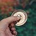 DaLanZom Fidget Spinner Toy Made of Titanium Alloy Ceramic Bearing 3+ Minutes Spinning Time High-Speed EDC Focus Toy for Killing Time (Rose Gold)