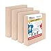 U.S. Art Supply Unfinished Birch Wood Canvas Panels for Painting, 4 Pack of 8x8 inch - Artist Gallery 1-1/2