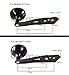 GOMEXUS Power Handle For Abu Garcia Daiwa Lews Quantum Shimano Baitcasting Reel Custom Direct Repalcement 75mm Carbon
